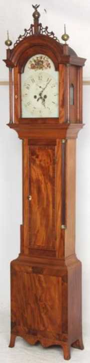 Mahogany Massachusetts Tall Case Clock