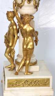French Figural Three Graces Annular Clock