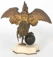 French Bronze Rooster Clock