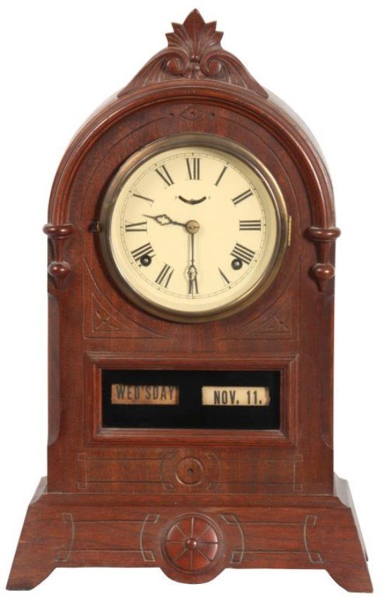 Boardman & Hubbell Calendar Shelf Clock