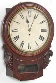 English Single Fusee Tavern Clock