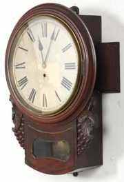 English Single Fusee Tavern Clock