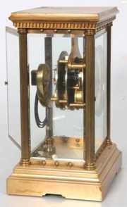 Boston Clock Co. Tandem Wind Crystal Regulator