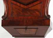 English Mahogany Double Fusee Tavern Clock