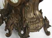 French Brass Mantle Clock