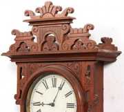 Welch “Damrosch” Double Dial Wall Clock