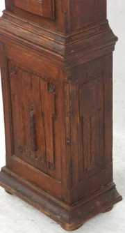 Early Oak Weight Driven Tall Case Clock