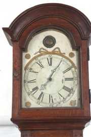 Early Oak Weight Driven Tall Case Clock