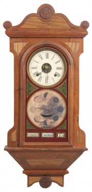 Macomb’s Calendar Clock Co. Wall Clock