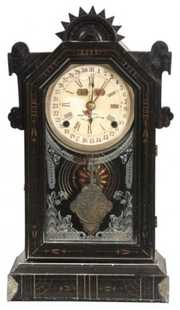 Empire Calendar Clock Co. Shelf Clock