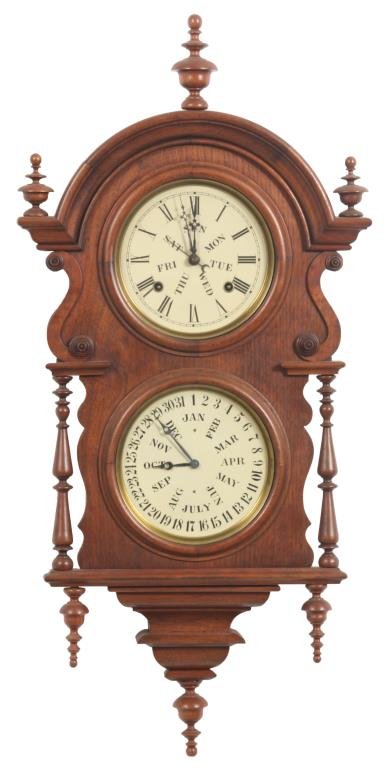 E.N. Welch “Wagner” Double Dial Clock