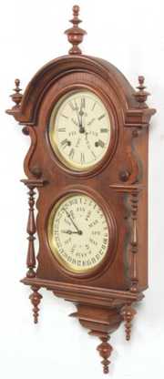 E.N. Welch “Wagner” Double Dial Clock