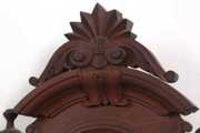 Kroeber Carved Walnut Wall Clock