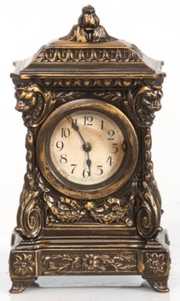 German Bronze Novelty Clock