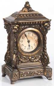 German Bronze Novelty Clock