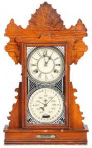 C.W. Feishtinger Calendar Shelf Clock