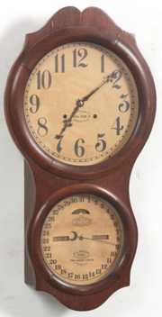 Ithaca No. 4 Double Dial Calendar Clock