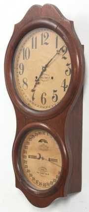 Ithaca No. 4 Double Dial Calendar Clock