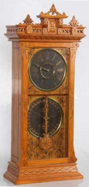 Ithaca No 6 1/2 Shelf Belgrade Calendar Clock