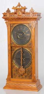 Ithaca No 6 1/2 Shelf Belgrade Calendar Clock