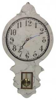 Vermont Clock Co. Faux Marble Front Regulator