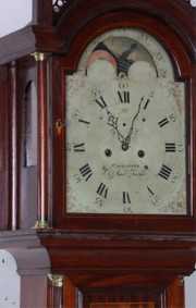 Ansel Turner Mahogany Tall Case Clock