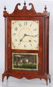 Eli Terry & Sons Pillar and Scroll Clock