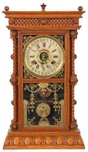 Davis Clock Co. Calendar Clock