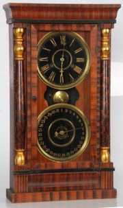 National Calendar Clock Co. Column Clock