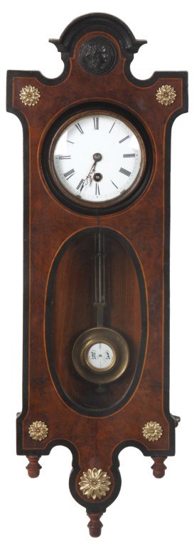 Miniature Vienna Regulator Wall Clock