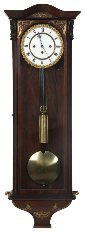 Rosewood Biedermeier Vienna Regulator