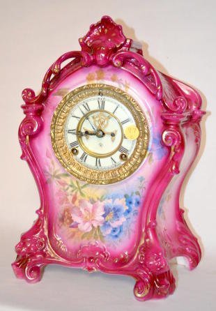 Ansonia Royal Bonn La Mine China Clock