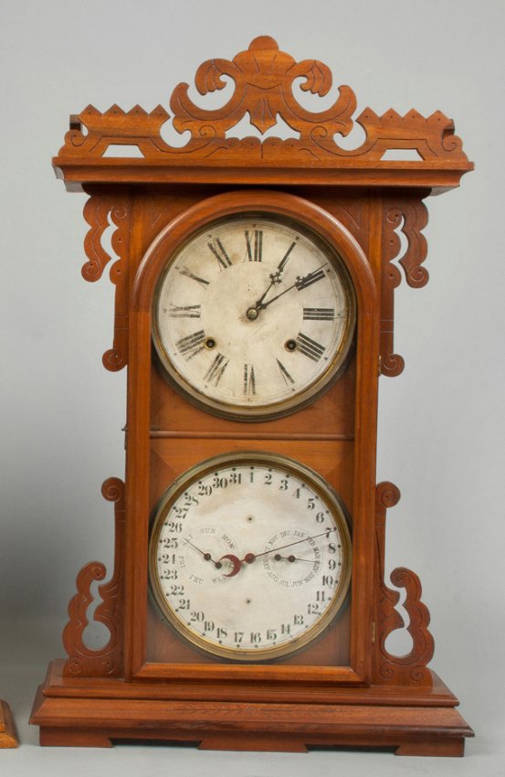 Gale Perpetual Calendar Shelf Clock