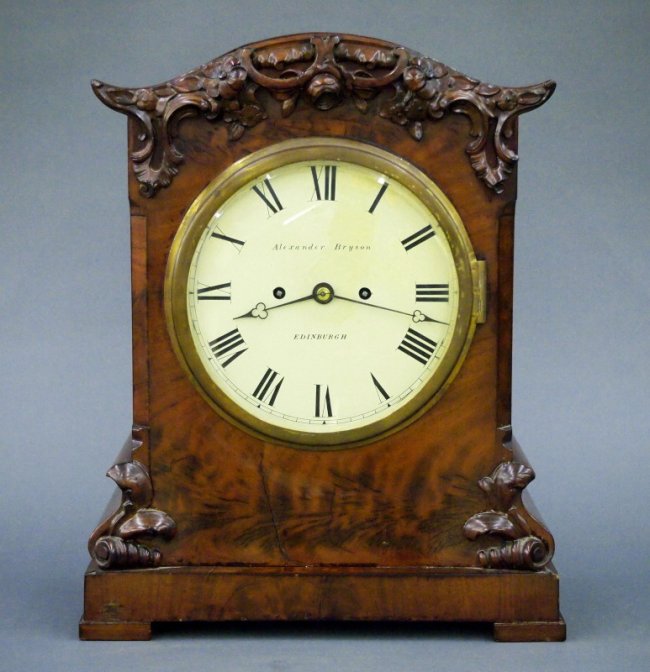 Scottish 2-train Bracket clock