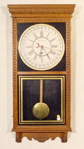 Session Wall Regulator “E” Calendar Clock