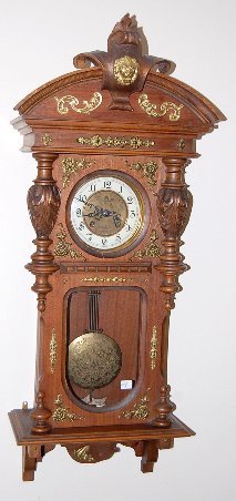 Gustav Becker Spring Wound Wall Clock