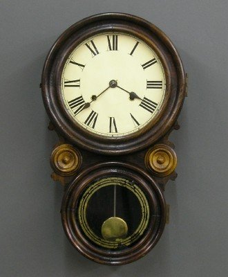 Ingraham Figure 8 wall clock