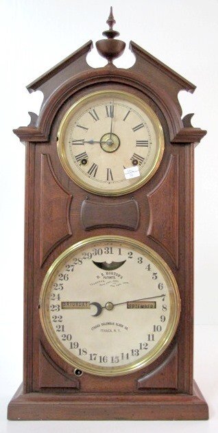 Horton’s Ithaca Double Dial Calendar Clock