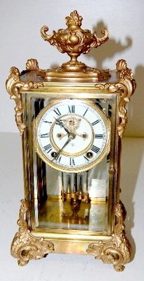 Ansonia “Elysian” Crystal Regulator Clock