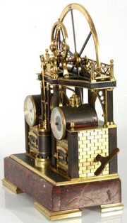 French Industrial Steam Clock