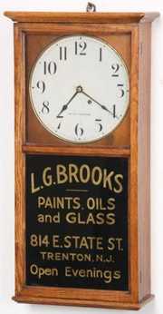 Seth Thomas Office No. 6 Advertising Clock