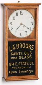 Seth Thomas Office No. 6 Advertising Clock