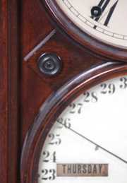 Seth Thomas Double Dial Clock