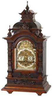 Lenzkrich Flip Dial Mantle Clock