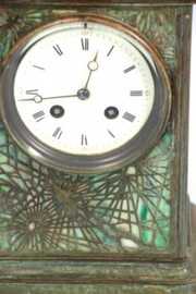 Tiffany Pine Needle Desk Clock