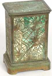 Tiffany Pine Needle Desk Clock