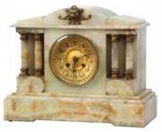 Green Onyx French Mantle Clock