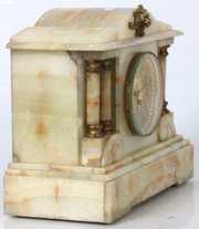 Green Onyx French Mantle Clock