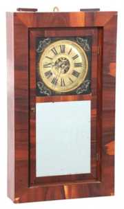 Chauncey Jerome Flat Front Mantle Clock