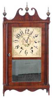 Herny Loomis Pillar & Scroll Clock